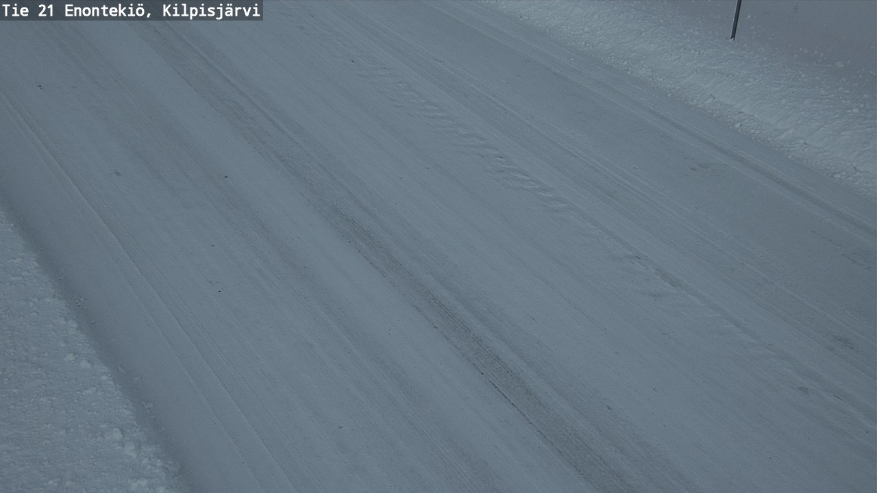 Weather Camera Image Väg 21 Enontekis, Kilpisjärv, Enontekiö, Lappi