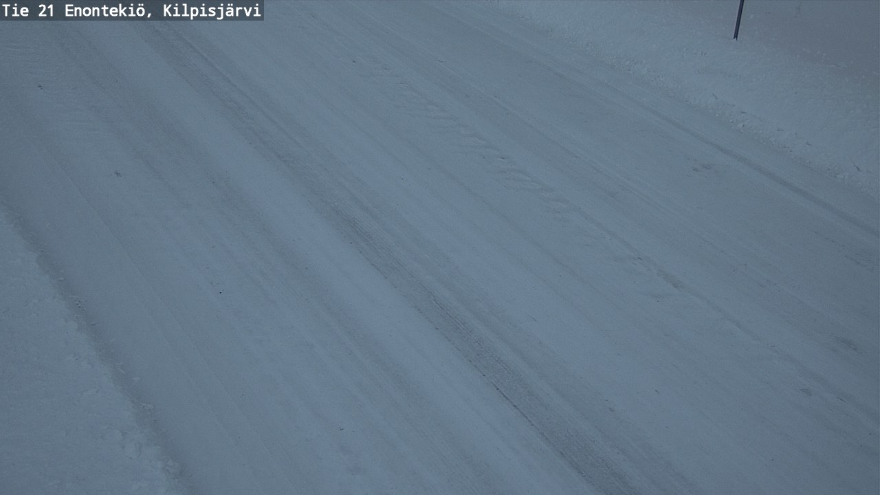 Weather Camera Image Väg 21 Enontekis, Kilpisjärv, Enontekiö, Lappi