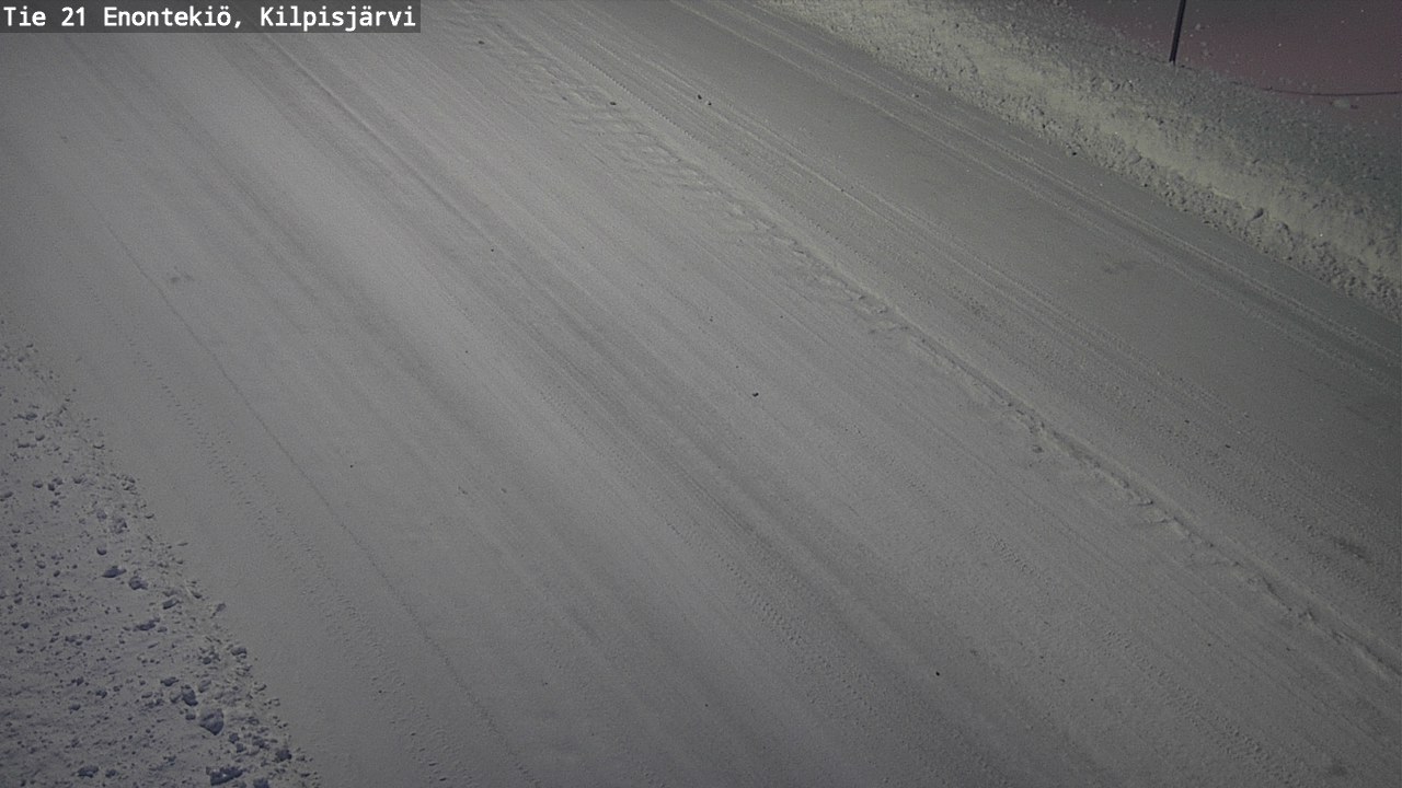 Weather Camera Image Väg 21 Enontekis, Kilpisjärv, Enontekiö, Lappi