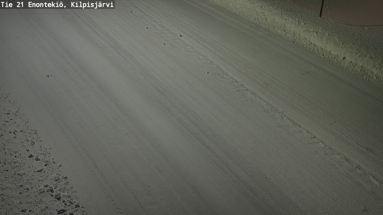 Weather Camera Image Väg 21 Enontekis, Kilpisjärv, Enontekiö, Lappi