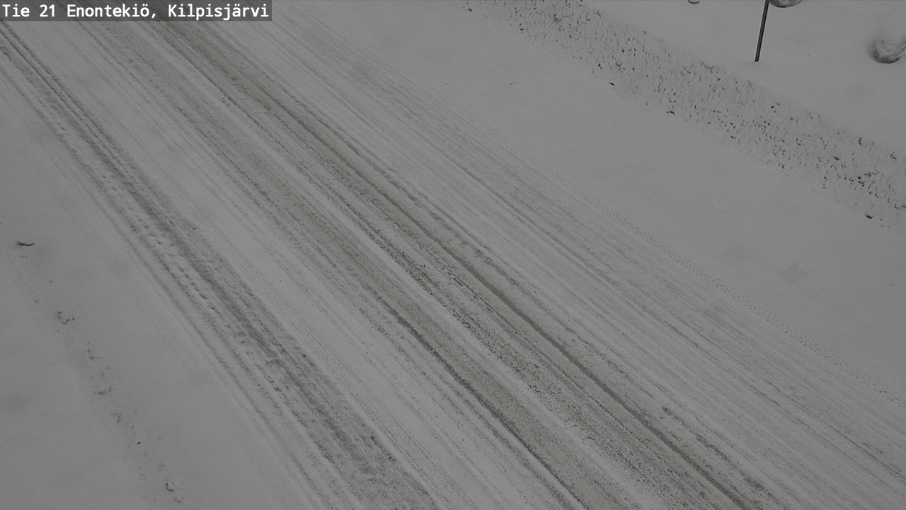 Weather Camera Image Väg 21 Enontekis, Kilpisjärv, Enontekiö, Lappi