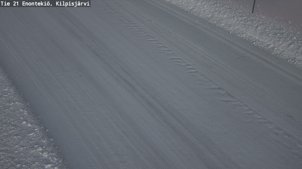 Weather Camera Image Väg 21 Enontekis, Kilpisjärv, Enontekiö, Lappi