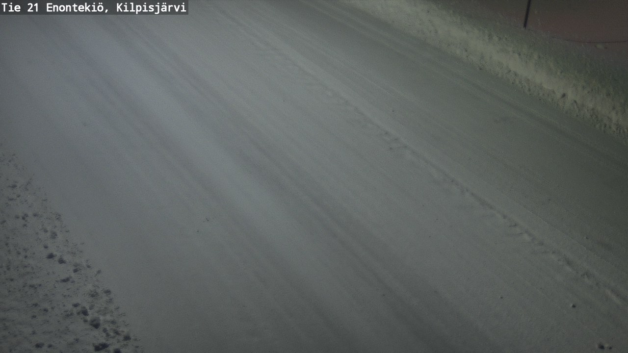 Weather Camera Image Väg 21 Enontekis, Kilpisjärv, Enontekiö, Lappi