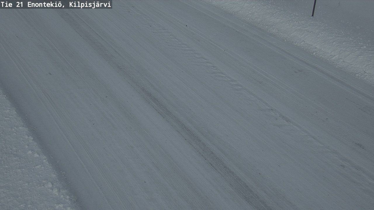 Weather Camera Image Väg 21 Enontekis, Kilpisjärv, Enontekiö, Lappi