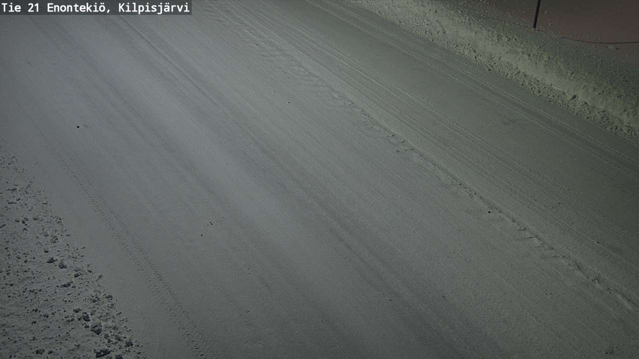 Weather Camera Image Väg 21 Enontekis, Kilpisjärv, Enontekiö, Lappi