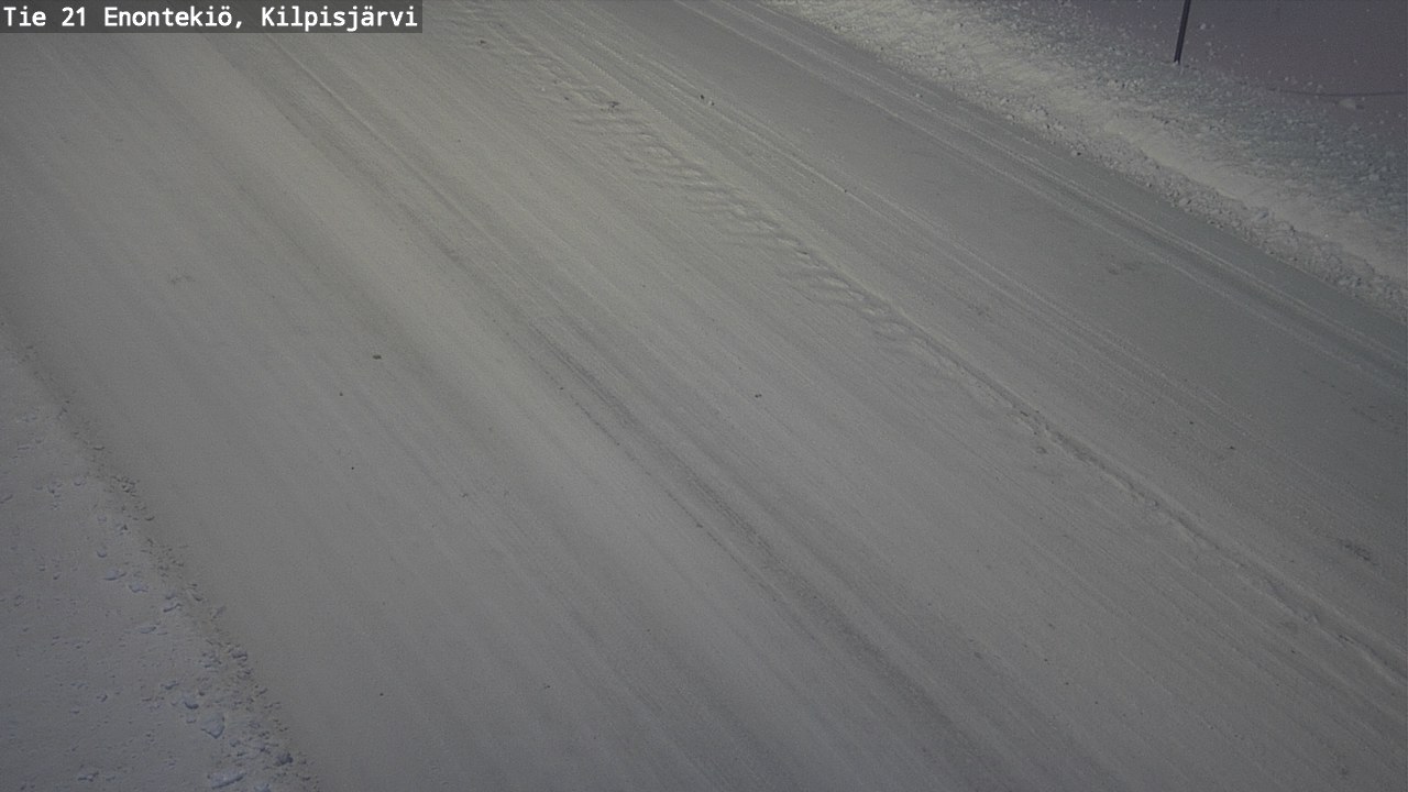 Weather Camera Image Väg 21 Enontekis, Kilpisjärv, Enontekiö, Lappi