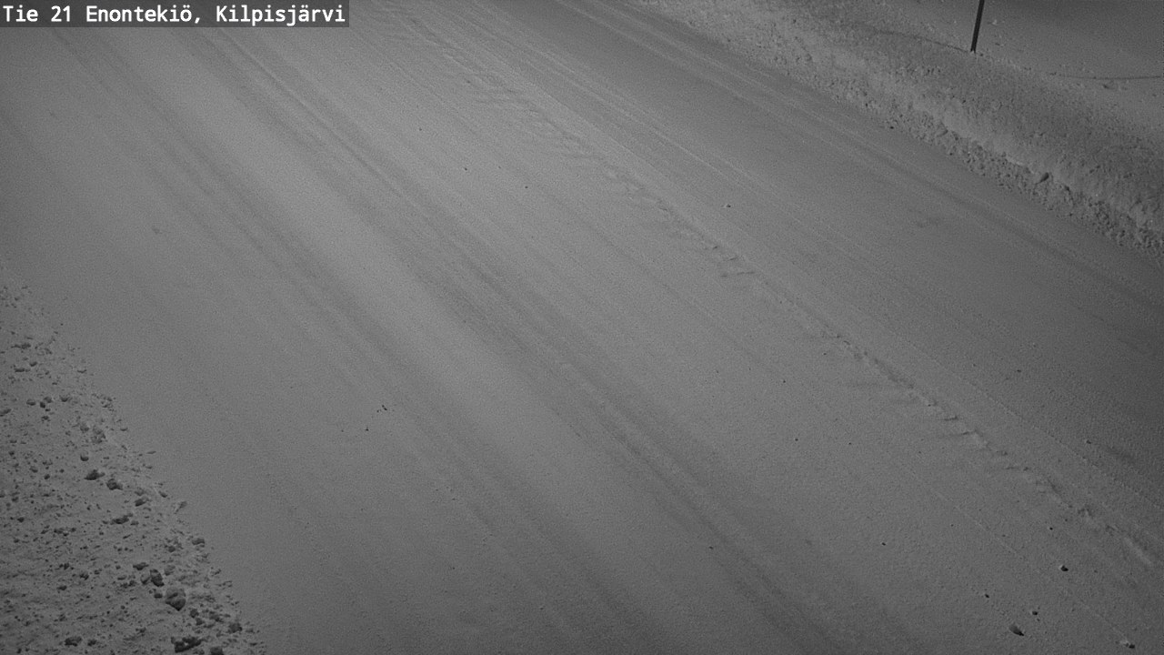 Weather Camera Image Väg 21 Enontekis, Kilpisjärv, Enontekiö, Lappi