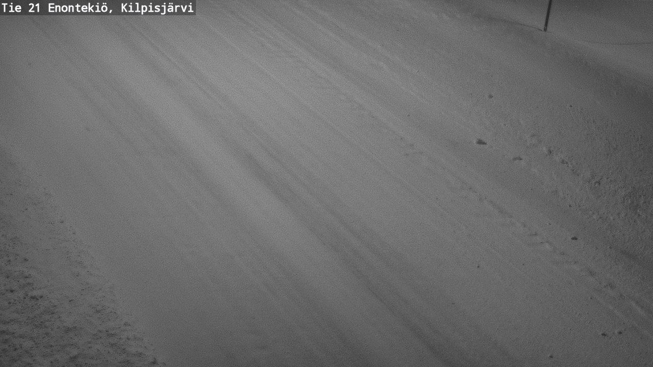 Weather Camera Image Väg 21 Enontekis, Kilpisjärv, Enontekiö, Lappi