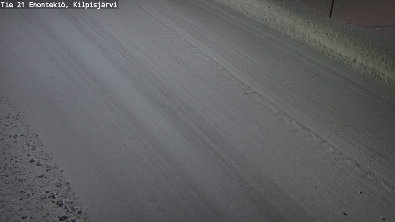 Weather Camera Image Väg 21 Enontekis, Kilpisjärv, Enontekiö, Lappi
