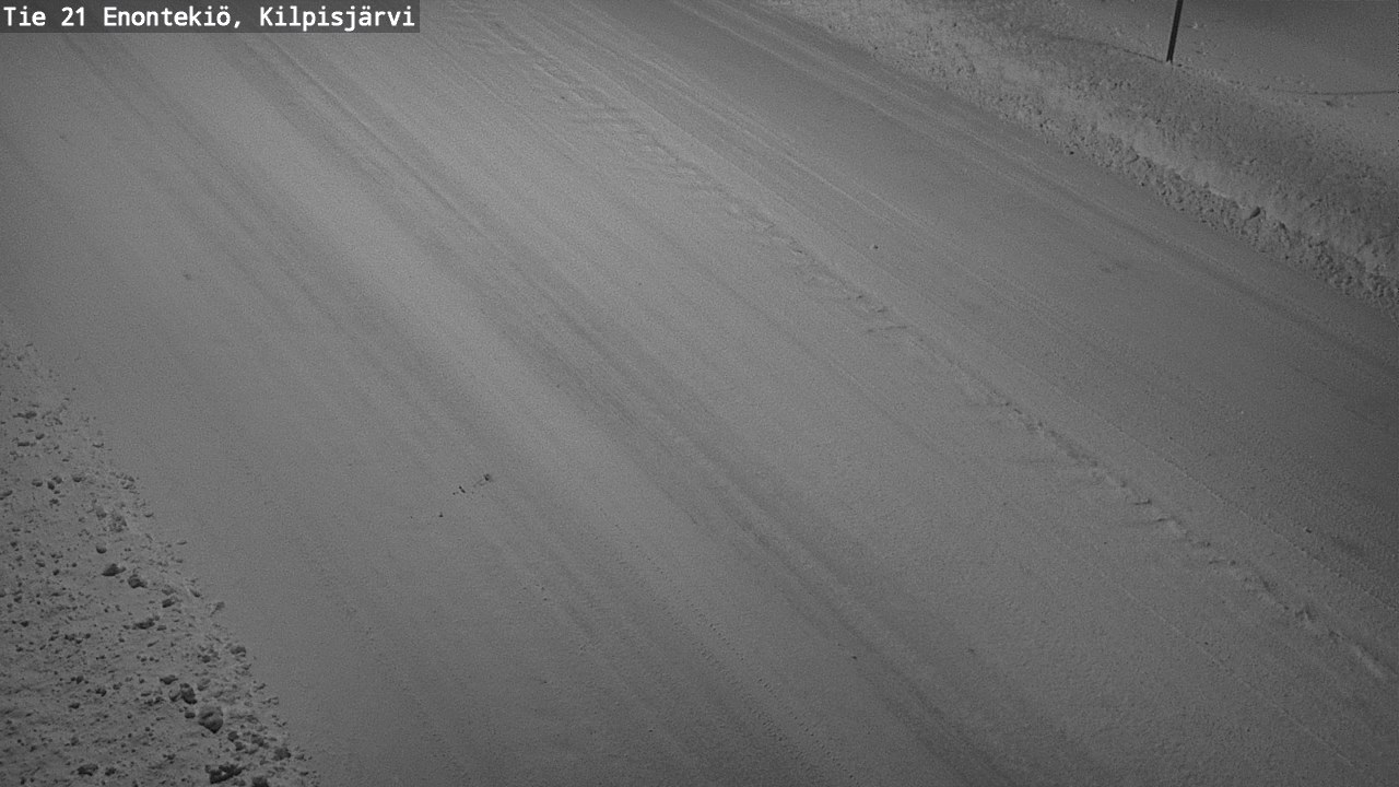 Weather Camera Image Väg 21 Enontekis, Kilpisjärv, Enontekiö, Lappi