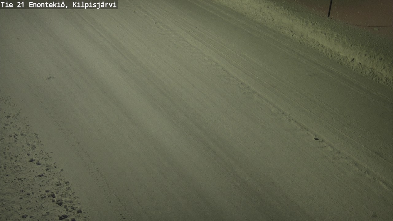 Weather Camera Image Väg 21 Enontekis, Kilpisjärv, Enontekiö, Lappi