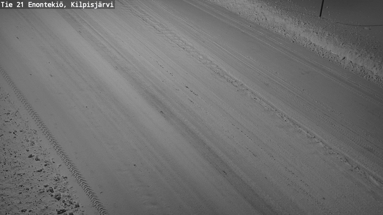 Weather Camera Image Road 21 Enontekiö, Kilpisjärvi, Enontekiö, Lappi