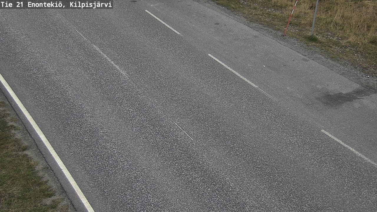 Weather Camera Image Road 21 Enontekiö, Kilpisjärvi, Enontekiö, Lappi