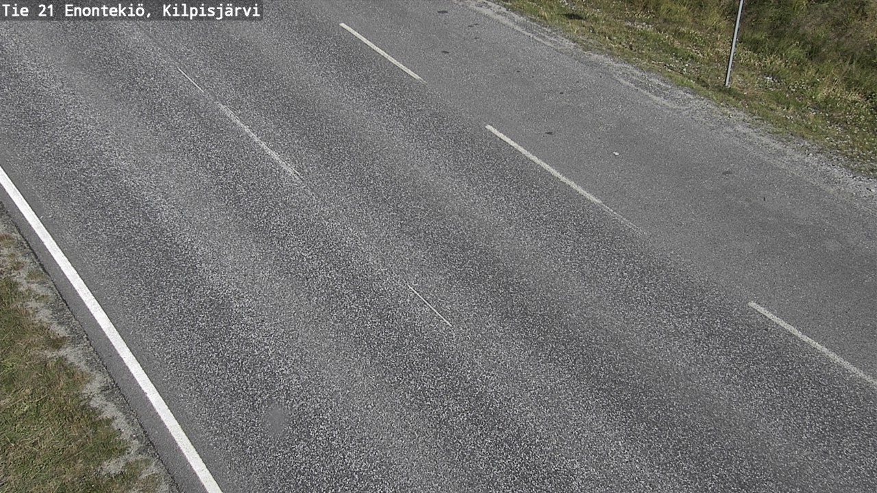 Weather Camera Image Road 21 Enontekiö, Kilpisjärvi, Enontekiö, Lappi