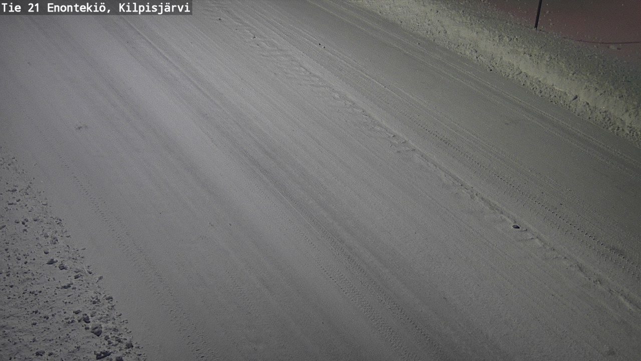 Weather Camera Image Väg 21 Enontekis, Kilpisjärv, Enontekiö, Lappi