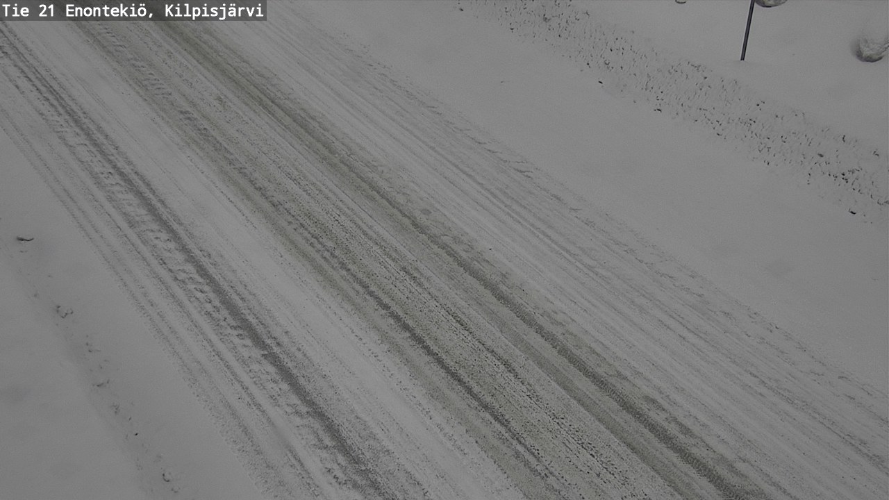 Weather Camera Image Road 21 Enontekiö, Kilpisjärvi, Enontekiö, Lappi