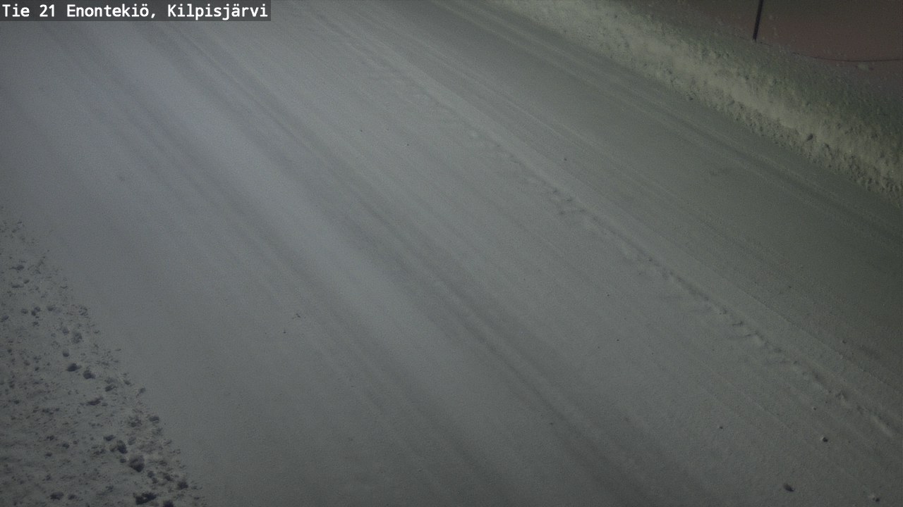 Weather Camera Image Väg 21 Enontekis, Kilpisjärv, Enontekiö, Lappi