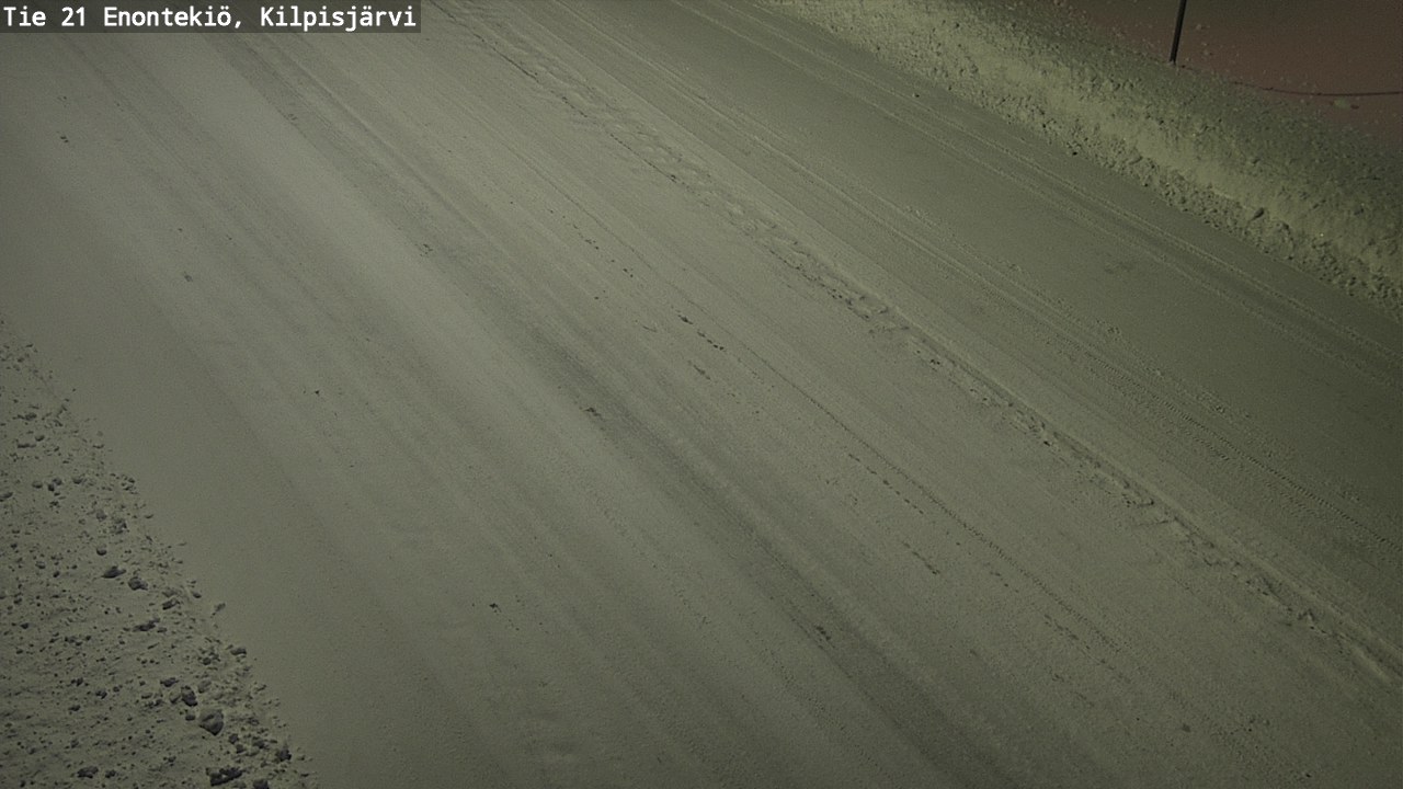 Weather Camera Image Väg 21 Enontekis, Kilpisjärv, Enontekiö, Lappi