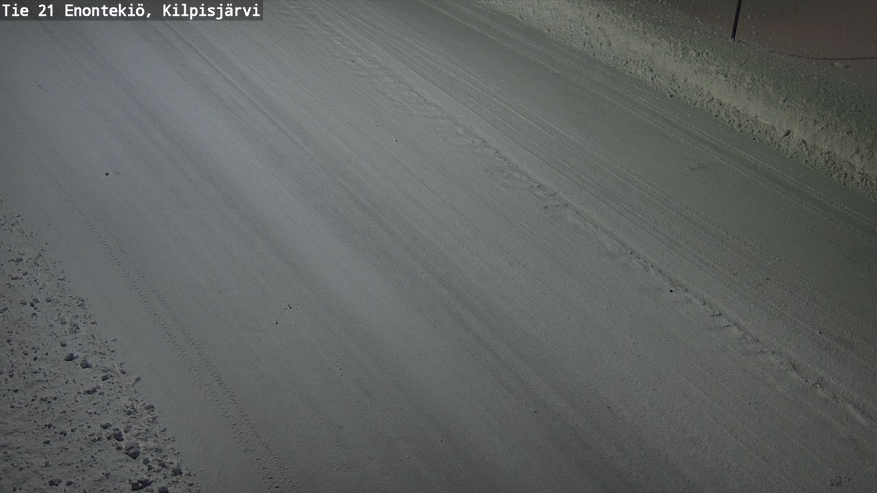 Weather Camera Image Road 21 Enontekiö, Kilpisjärvi, Enontekiö, Lappi
