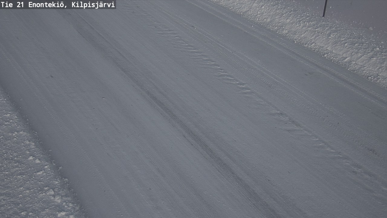Weather Camera Image Väg 21 Enontekis, Kilpisjärv, Enontekiö, Lappi