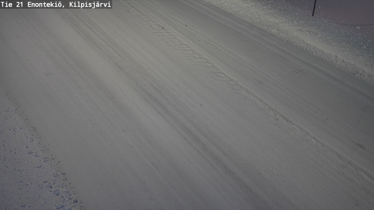 Weather Camera Image Väg 21 Enontekis, Kilpisjärv, Enontekiö, Lappi