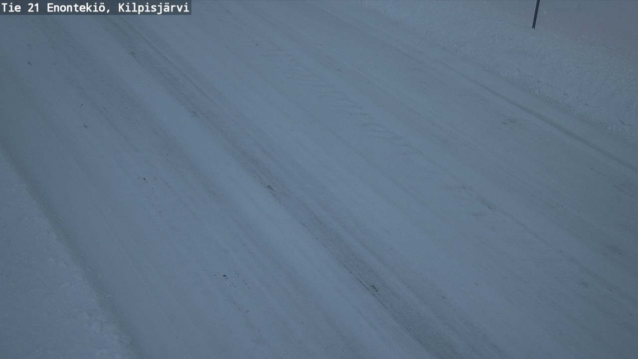 Weather Camera Image Väg 21 Enontekis, Kilpisjärv, Enontekiö, Lappi