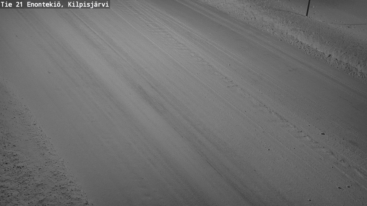 Weather Camera Image Väg 21 Enontekis, Kilpisjärv, Enontekiö, Lappi