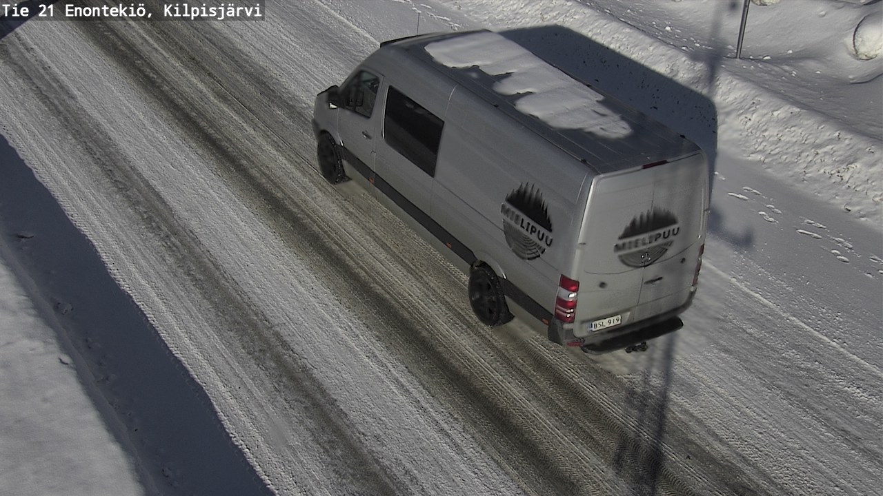 Weather Camera Image Road 21 Enontekiö, Kilpisjärvi, Enontekiö, Lappi