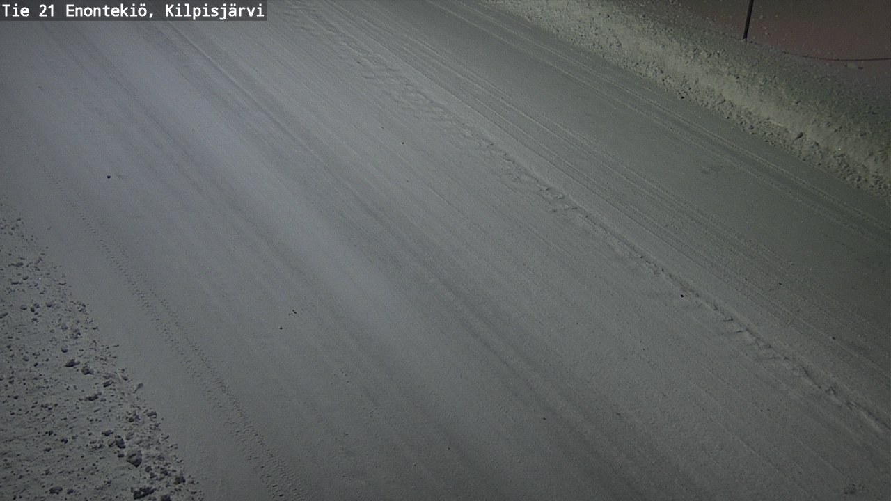 Weather Camera Image Väg 21 Enontekis, Kilpisjärv, Enontekiö, Lappi