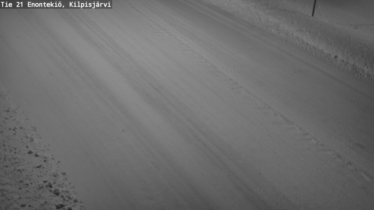 Weather Camera Image Väg 21 Enontekis, Kilpisjärv, Enontekiö, Lappi