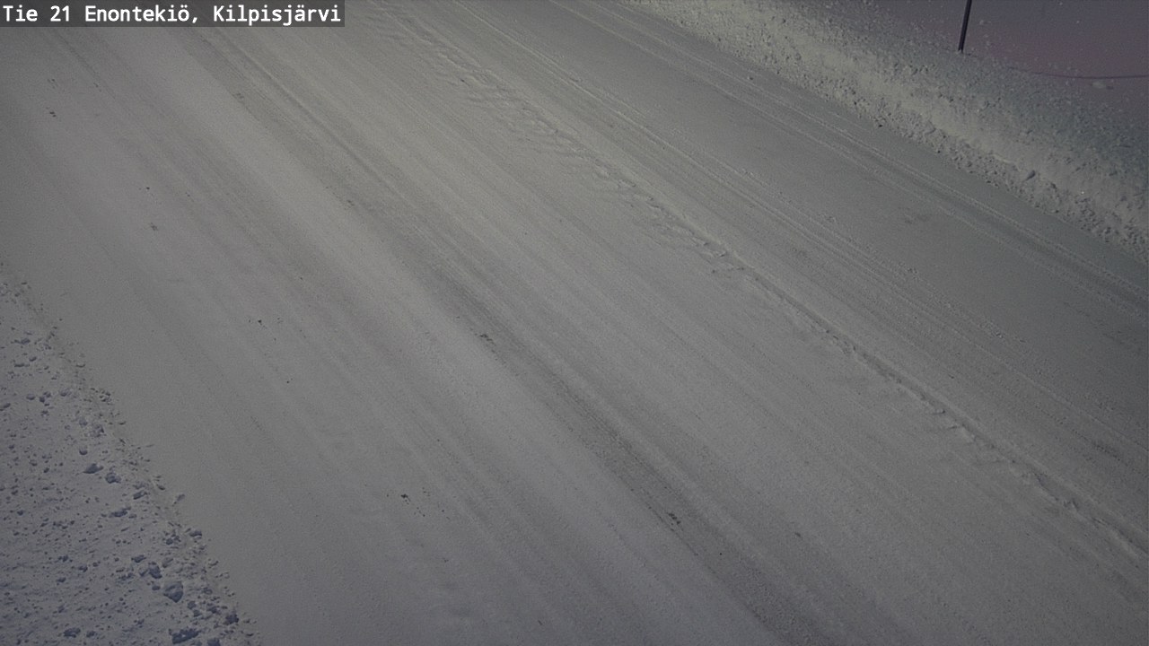 Weather Camera Image Väg 21 Enontekis, Kilpisjärv, Enontekiö, Lappi