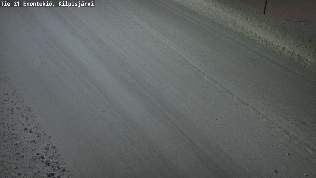 Weather Camera Image Väg 21 Enontekis, Kilpisjärv, Enontekiö, Lappi