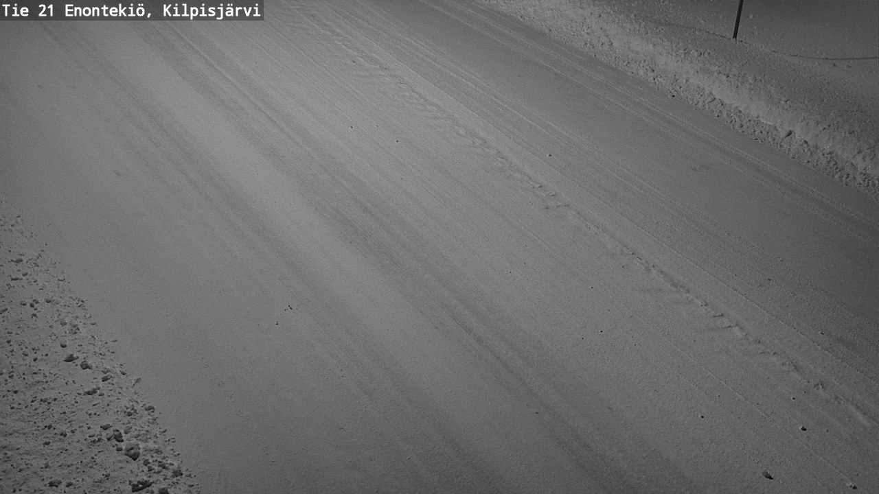 Weather Camera Image Väg 21 Enontekis, Kilpisjärv, Enontekiö, Lappi