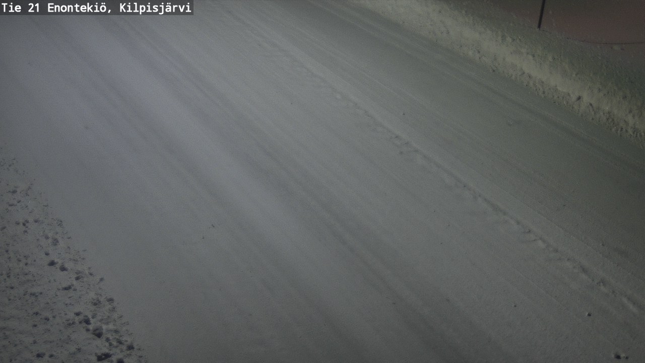 Weather Camera Image Väg 21 Enontekis, Kilpisjärv, Enontekiö, Lappi