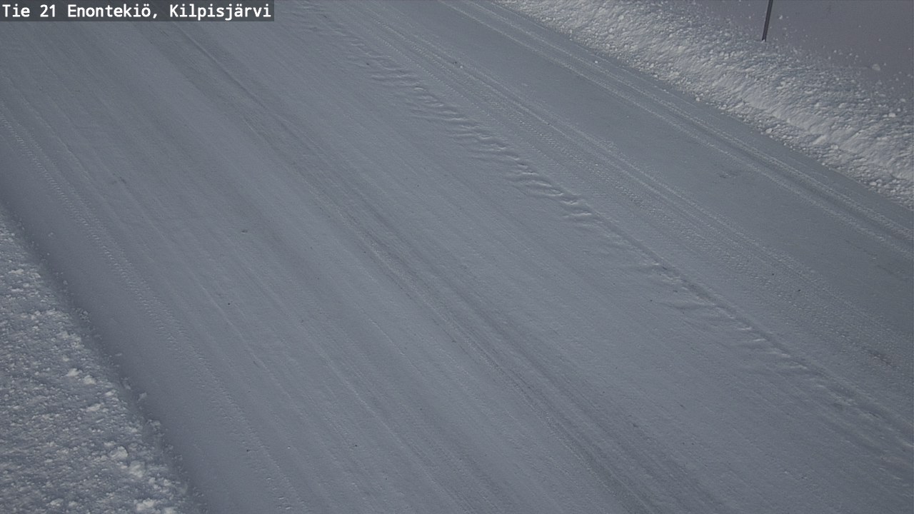 Weather Camera Image Väg 21 Enontekis, Kilpisjärv, Enontekiö, Lappi