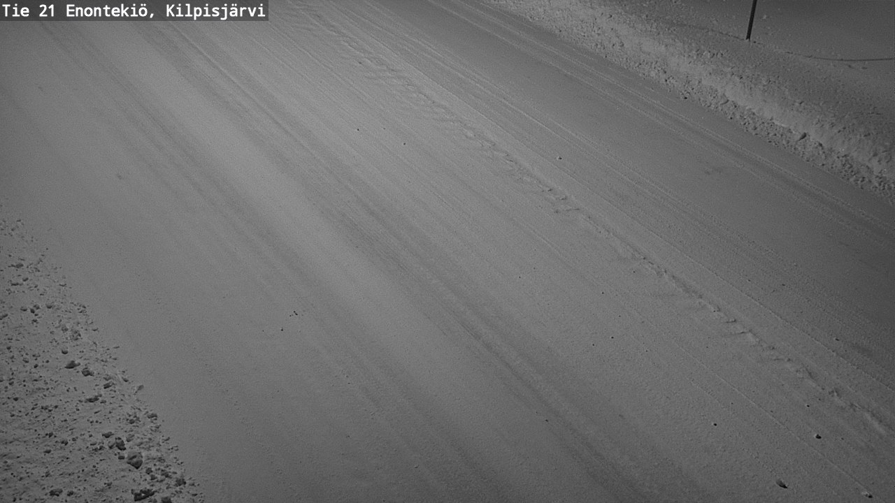 Weather Camera Image Väg 21 Enontekis, Kilpisjärv, Enontekiö, Lappi