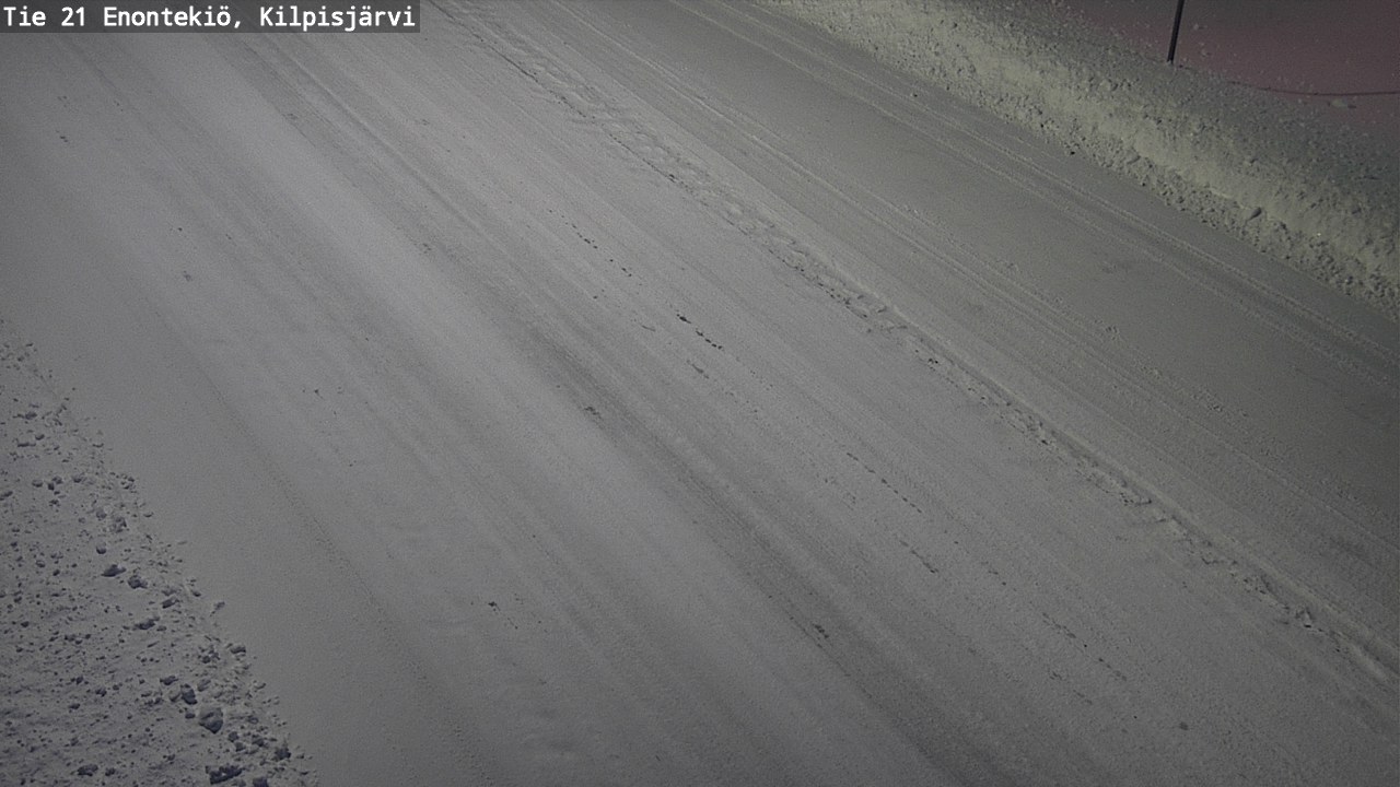 Weather Camera Image Väg 21 Enontekis, Kilpisjärv, Enontekiö, Lappi