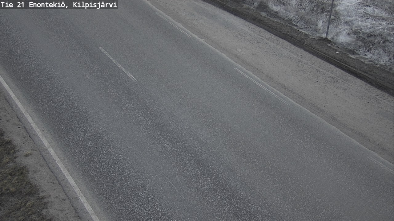 Weather Camera Image Road 21 Enontekiö, Kilpisjärvi, Enontekiö, Lappi