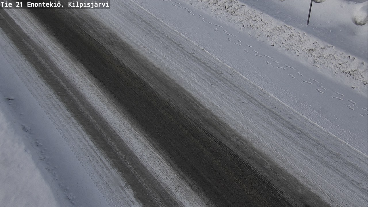 Weather Camera Image Road 21 Enontekiö, Kilpisjärvi, Enontekiö, Lappi