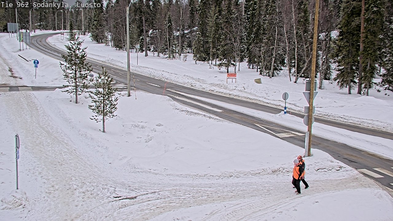 Kelikamerat Kuva Tie 962 Sodankylä, Luosto, Sodankylä, Lappi