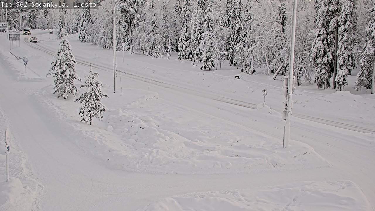 Kelikamerat Kuva Tie 962 Sodankylä, Luosto, Sodankylä, Lappi