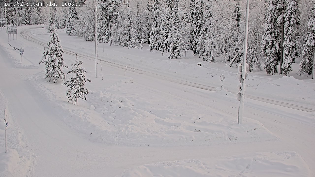 Kelikamerat Kuva Tie 962 Sodankylä, Luosto, Sodankylä, Lappi