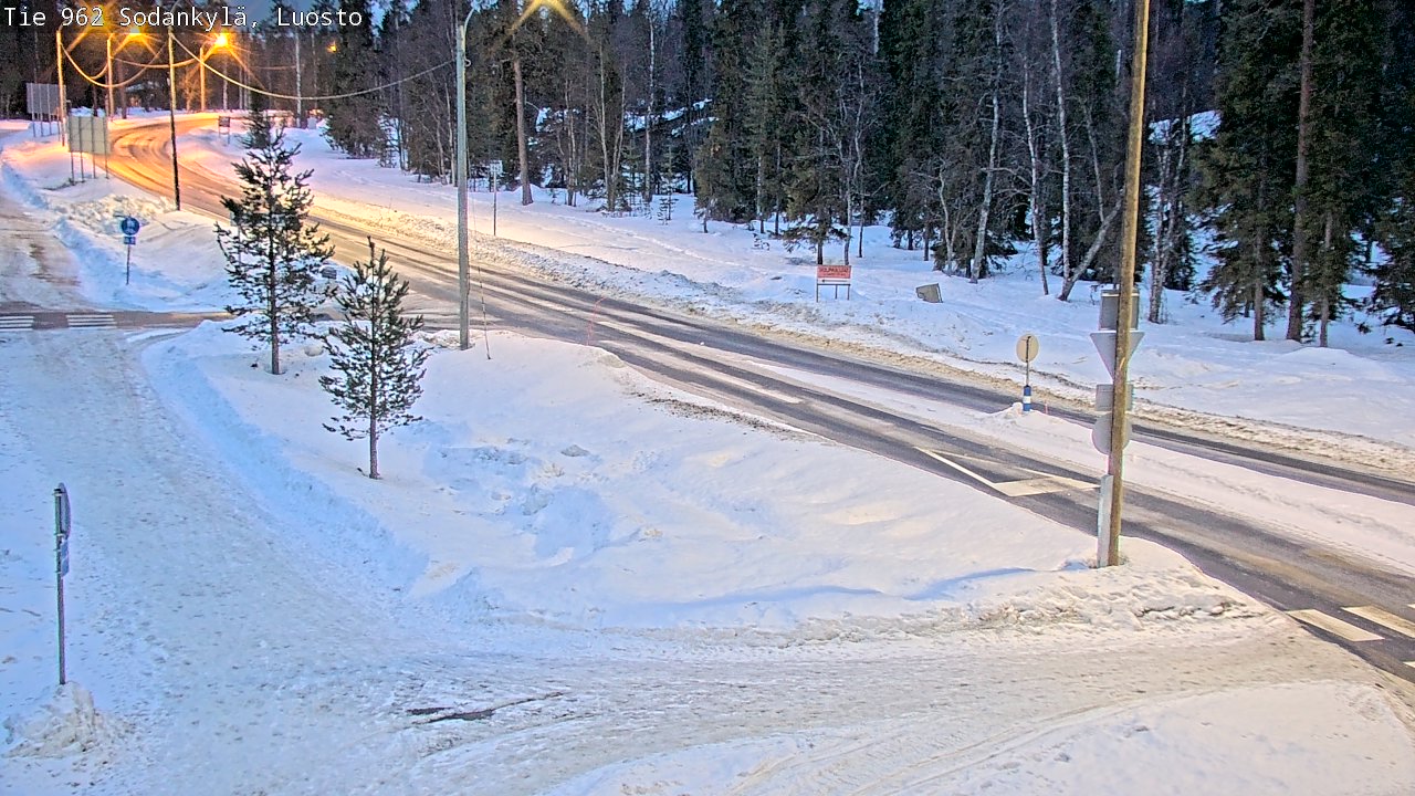 Kelikamerat Kuva Tie 962 Sodankylä, Luosto, Sodankylä, Lappi