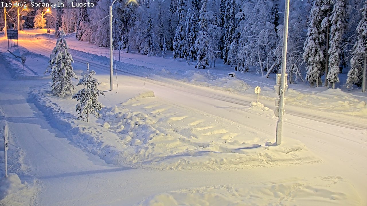 Kelikamerat Kuva Tie 962 Sodankylä, Luosto, Sodankylä, Lappi