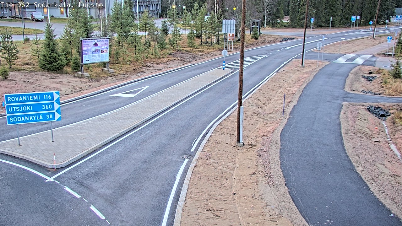 Kelikamerat Kuva Tie 962 Sodankylä, Luosto, Sodankylä, Lappi