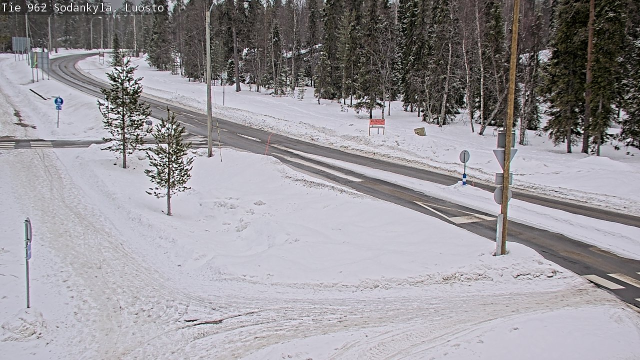 Kelikamerat Kuva Tie 962 Sodankylä, Luosto, Sodankylä, Lappi