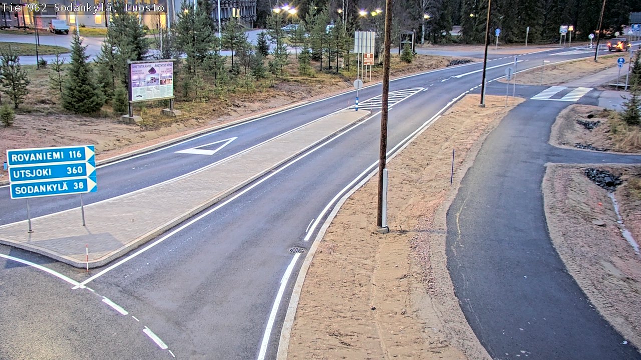 Kelikamerat Kuva Tie 962 Sodankylä, Luosto, Sodankylä, Lappi