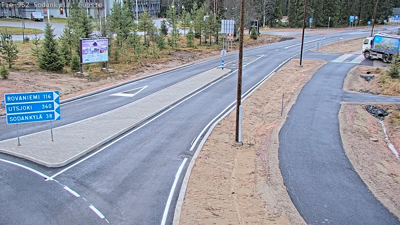 Kelikamerat Kuva Tie 962 Sodankylä, Luosto, Sodankylä, Lappi