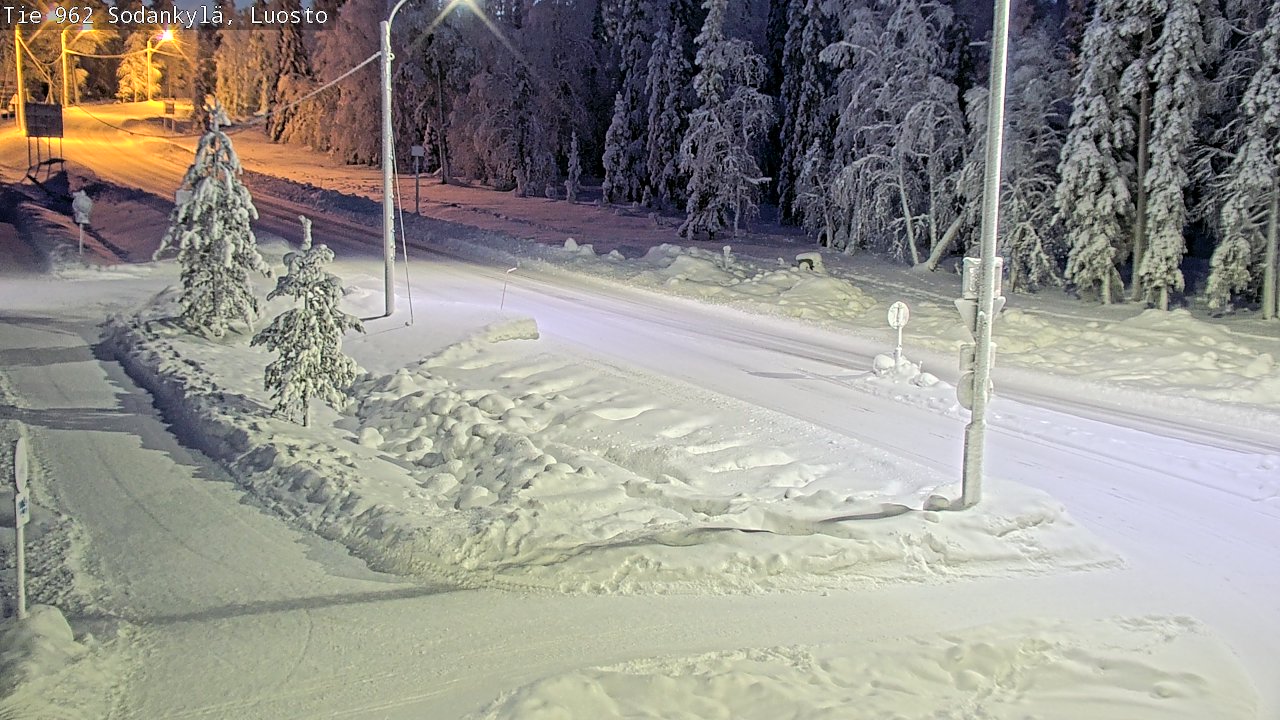 Kelikamerat Kuva Tie 962 Sodankylä, Luosto, Sodankylä, Lappi