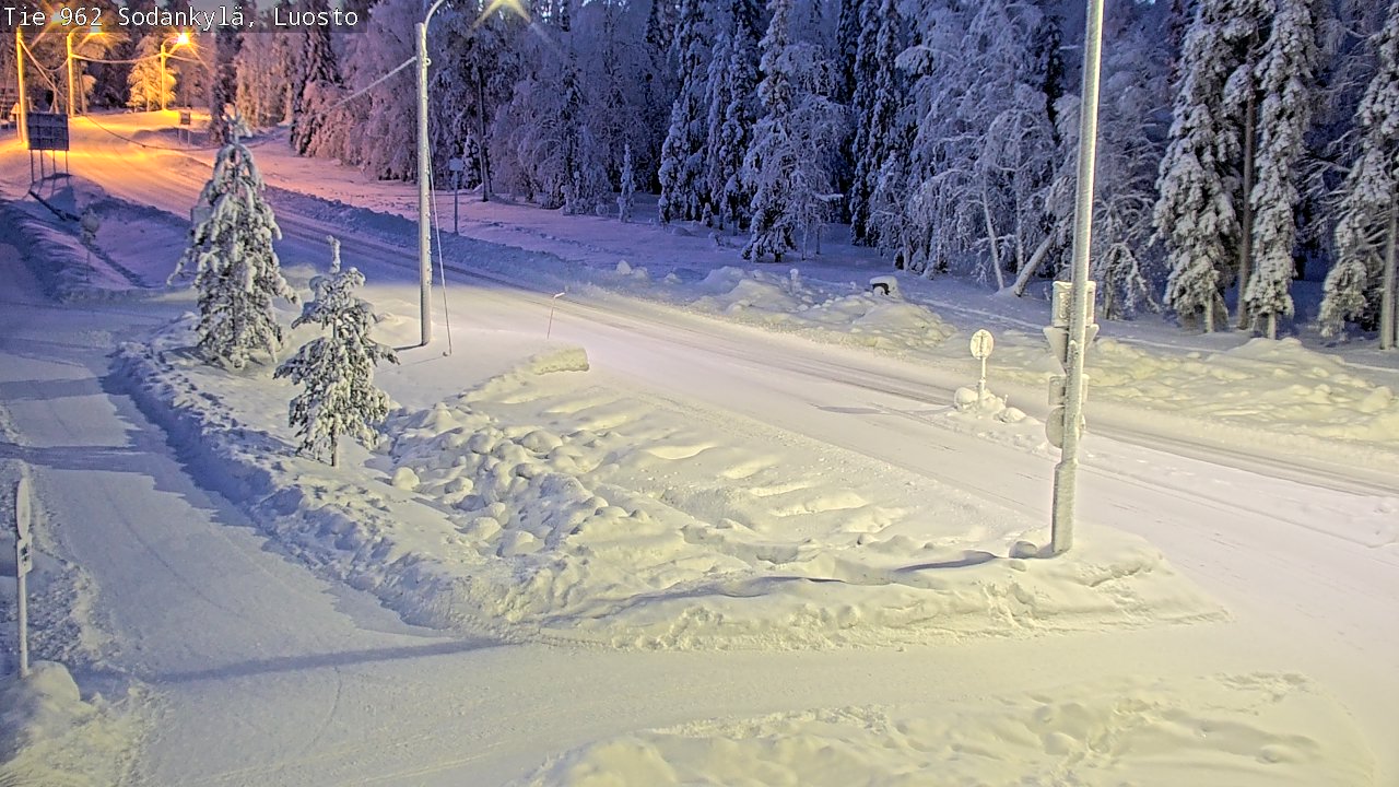 Kelikamerat Kuva Tie 962 Sodankylä, Luosto, Sodankylä, Lappi